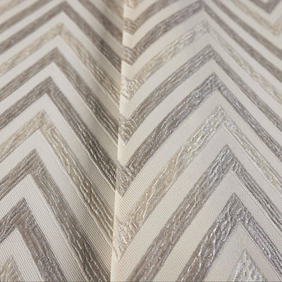 Chevron Wallpaper, Ivory, Beige, White Geometric Deep Embossed Zigzag Pattern Geometric Wallcovering - Adawall -Houston Wallpaper Store - Walcoverings, Curtains & Wall Panels