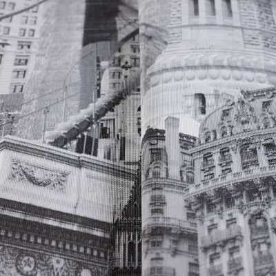 Cityscape Buildings Wallpaper, Rich Textured Wallcovering, Traditional, Modern Wallpaper, Extra Large 114 sq ft Roll, Washable, Drawing - Adawall -Houston Wallpaper Store - Walcoverings, Curtains & Wall Panels