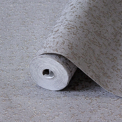 Classic Abstract Metallic Accent Wallpaper, Gray 3D Embossed Solid Color Glitter Shimmer Elegant Wallcovering - Adawall -Houston Wallpaper Store - Walcoverings, Curtains & Wall Panels