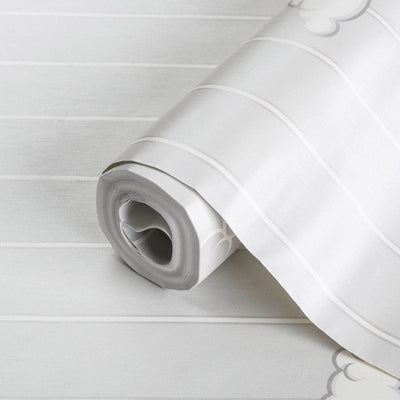 Clouds Kids Room Textured Wallpaper, Light Colors, Boys Girls Bedroom Wallpaper, Nursery Wallpaper, 114 sq ft Roll, Kids Bathroom Wallpaper - Adawall -Houston Wallpaper Store - Walcoverings, Curtains & Wall Panels