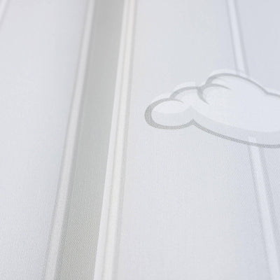 Clouds Kids Room Textured Wallpaper, Light Colors, Boys Girls Bedroom Wallpaper, Nursery Wallpaper, 114 sq ft Roll, Kids Bathroom Wallpaper - Adawall -Houston Wallpaper Store - Walcoverings, Curtains & Wall Panels