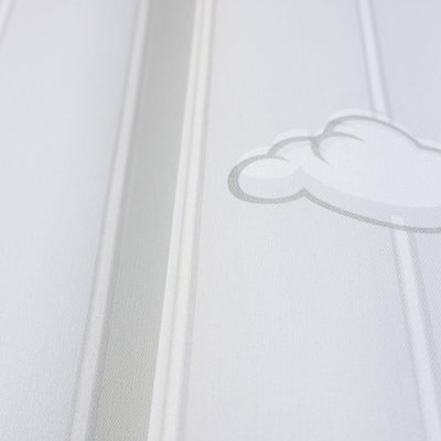 Clouds Kids Room Textured Wallpaper, Light Colors, Boys Girls Bedroom Wallpaper, Nursery Wallpaper, 114 sq ft Roll, Kids Bathroom Wallpaper - Adawall -Houston Wallpaper Store - Walcoverings, Curtains & Wall Panels