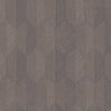 Contemporary 3D Embossed Geometric Wallpaper, Brown, Gray Modern Chevron Herringbone Shapes Wallcovering, Sturdy, Large 177 sq ft Roll - Walloro High End Wallcoverings & More