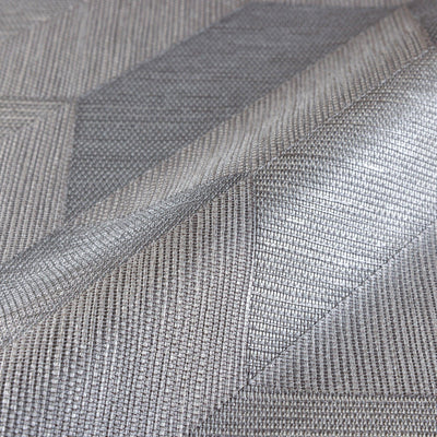 Contemporary 3D Embossed Geometric Wallpaper, Gray, Beige Modern Chevron Herringbone Shapes Wallcovering, Sturdy, Large 177 sq ft Roll - Adawall -Houston Wallpaper Store - Walcoverings, Curtains & Wall Panels