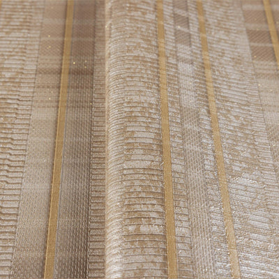 Contemporary Stripe Pattern Embossed Wallpaper, Beige, Gold Professional Luxury Striped Wall Paper, Non-Woven - Adawall -Houston Wallpaper Store - Walcoverings, Curtains & Wall Panels