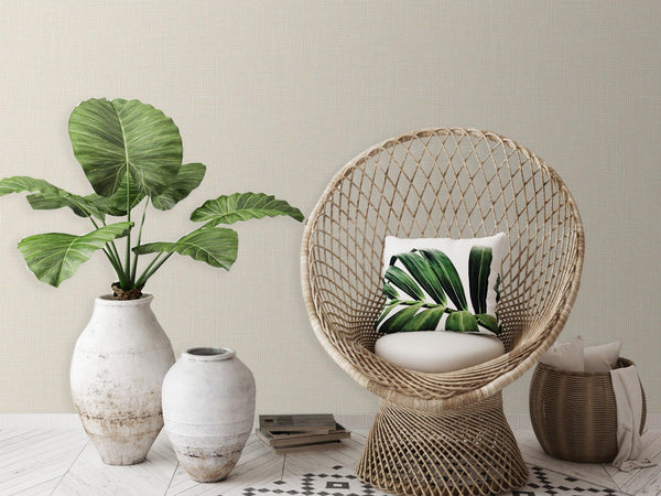 Cream Contemporary Textured Traditional wallpaper, Mono Color Neutral wallpapering - Adawall -Houston Wallpaper Store - Walcoverings, Curtains & Wall Panels