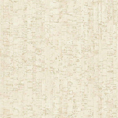 Cream Cork Textured Wallpaper, Wood Tree Bark Grain Design Stylish Realistic Wallcovering - Adawall -Houston Wallpaper Store - Walcoverings, Curtains & Wall Panels