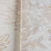 Cream Elegant Embossed Leaf Pattern Wallpaper, 3D Textured Floral Plants Botanic Wall Paper - Walloro High End Wallcoverings & More