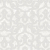 Cream Lace Trellis Wallpaper, Shiny Silver Gold Patterns Faded Colors Damask Design - Adawall -Houston Wallpaper Store - Walcoverings, Curtains & Wall Panels