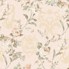 Cream Timeless Floral Embossed Rose Wallpaper, Flocked Vivid Color Rose Flowers Pattern - Adawall -Houston Wallpaper Store - Walcoverings, Curtains & Wall Panels
