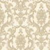 Cream Timeless Ornate Embossed Wallpaper, Fabric Like Rich Textured Luxury Wallcovering Design - Walloro High End Wallcoverings & More