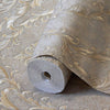 Damask Deep Embossed Wallpaper, Tan, Gold Luxury 3D Non-Pasted Wallcovering, Shimmering, Traditional Non-Woven Wall Decor - Adawall -Houston Wallpaper Store - Walcoverings, Curtains & Wall Panels