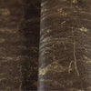 Dark Brown Luxury Leather Look Faux Wallpaper, 3D Embossed textured, Metallic rustic Patterns Decor - Walloro High End Wallcoverings & More