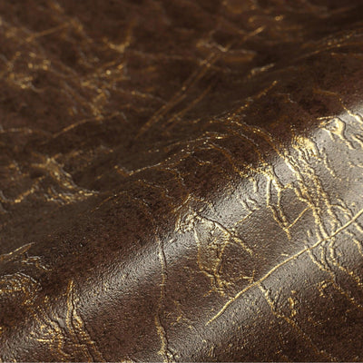 Dark Brown Luxury Leather Look Faux Wallpaper, 3D Embossed textured, Metallic rustic Patterns Decor - Adawall -Houston Wallpaper Store - Walcoverings, Curtains & Wall Panels