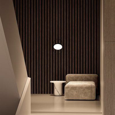 Dark Brown Wood Panel Look Wallpaper, 3D Embossed textured Wooden Pattern Wallcovering, Modern, Stylish - Adawall -Houston Wallpaper Store - Walcoverings, Curtains & Wall Panels