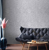 Dark Gray Striped Embossed Wallpaper, Home Wall Decor, Aesthetic Wallpaper, Textured Wallcovering Non-Adhesive- 41.7”W X 393”H - Walloro High End Wallcoverings & More