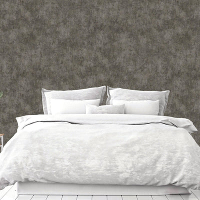 Dark Gray Stylish Distressed 3D Embossed Wallpaper, Farmhouse Rustic Textured Wallcovering - Adawall -Houston Wallpaper Store - Walcoverings, Curtains & Wall Panels