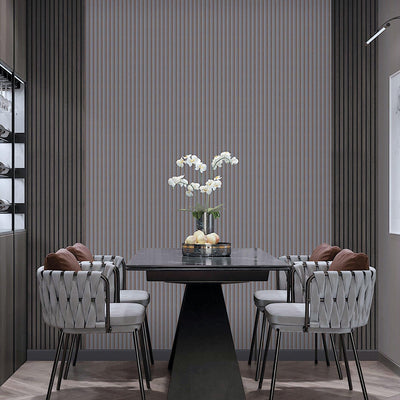 Dark Gray Timeless Quilted Feel Wallpaper, Deep Embossed Chevron Basket Weave Wallcovering, Jute Design - Adawall -Houston Wallpaper Store - Walcoverings, Curtains & Wall Panels