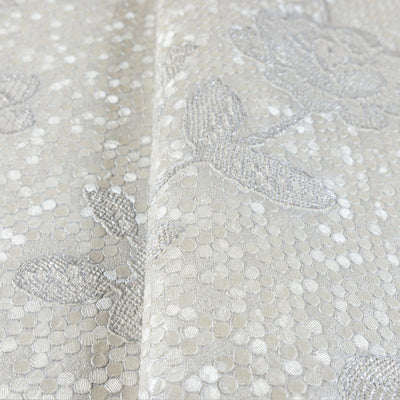 Decorative Gray Flowered Embossed Wallpaper, Home Wall Decor, Aesthetic Wallpaper, Textured Wallcovering Non-Adhesive - 41.7”W X 393”H - Adawall -Houston Wallpaper Store - Walcoverings, Curtains & Wall Panels