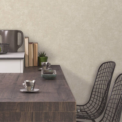 Deep Beige Embossed Wallpaper, Home Wall Decor, Aesthetic Wallpaper, Textured Wallcovering Non-Adhesive - 41.7”W X 393”H - Adawall -Houston Wallpaper Store - Walcoverings, Curtains & Wall Panels