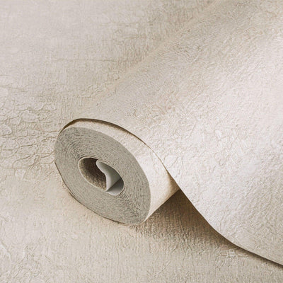 Deep Beige Embossed Wallpaper, Home Wall Decor, Aesthetic Wallpaper, Textured Wallcovering Non-Adhesive - 41.7”W X 393”H - Adawall -Houston Wallpaper Store - Walcoverings, Curtains & Wall Panels