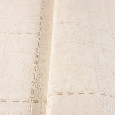 Deep Embossed Geometric Beigie, Home Wall Decor, Aesthetic Wallpaper, Textured Wallcovering Non-Adhesive and Non-Peel - Adawall -Houston Wallpaper Store - Walcoverings, Curtains & Wall Panels