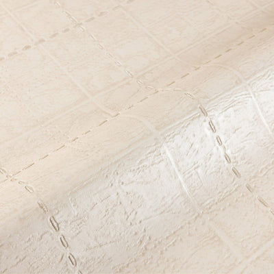 Deep Embossed Geometric Beigie, Home Wall Decor, Aesthetic Wallpaper, Textured Wallcovering Non-Adhesive and Non-Peel - Adawall -Houston Wallpaper Store - Walcoverings, Curtains & Wall Panels