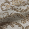 Deep Embossed Sparkling Damask Wallpaper, Stylish Brown Gray Glittering Luxury Fabric Feel Vivid Colors, Home Commercial Use, Easy Clean, Water Resistant - Adawall -Houston Wallpaper Store - Walcoverings, Curtains & Wall Panels