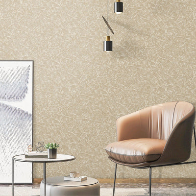Durable Beige Pattern Embossed Wallpaper, Home Wall Decor, Aesthetic Wallpaper, Textured Wallcovering Non-Adhesive - 41.7”W X 393”H - Adawall -Houston Wallpaper Store - Walcoverings, Curtains & Wall Panels
