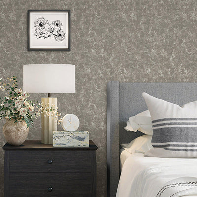 Elegant 3D Embossed Wallpaper, Gray Plain Color Distressed Pattern Modern Abstract Wallcovering, Sturdy Large 114 sq ft Roll - Adawall -Houston Wallpaper Store - Walcoverings, Curtains & Wall Panels