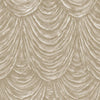 Elegant Beige Striped Embossed Wallpaper, Non-Adhesive - 113 sq ft - Walloro High End Wallcoverings & More