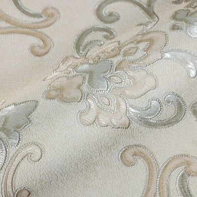 Elegant Damask Deep Embossed Wallpaper, 3D Textured Wallcovering, Traditional, Extra Large 114 sq ft Roll, Luxury Wallpaper, Washable - Adawall -Houston Wallpaper Store - Walcoverings, Curtains & Wall Panels