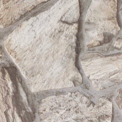 Elegant Realistic Stone Effect Wallpaper, Beige Deep Embossed Wall Decor Accent, Aesthetic Textured Wallcovering, - Adawall -Houston Wallpaper Store - Walcoverings, Curtains & Wall Panels