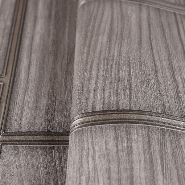 Elegant Wood Pattern 3D Embossed Wallpaper, Gray Color Farmhouse Lodge Realistic Wood Plank Textured Wall Covering - Adawall -Houston Wallpaper Store - Walcoverings, Curtains & Wall Panels