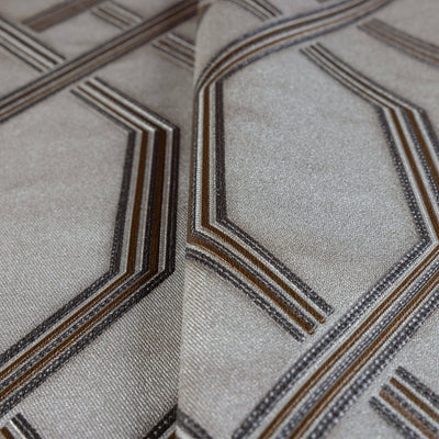 Geometric Wallpaper, 3D Embossed Modern Flocked Wallcovering, Gray Fabric Touch Contemporary Washable, Extra Large 177 sq ft Roll - Adawall -Houston Wallpaper Store - Walcoverings, Curtains & Wall Panels