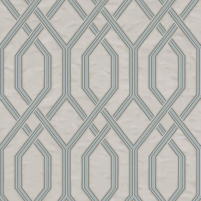 Geometric Wallpaper, 3D Embossed Modern Flocked Wallcovering, Light Gray, Silver Fabric Touch Contemporary Washable, Extra Large 177 sq ft Roll - Adawall -Houston Wallpaper Store - Walcoverings, Curtains & Wall Panels