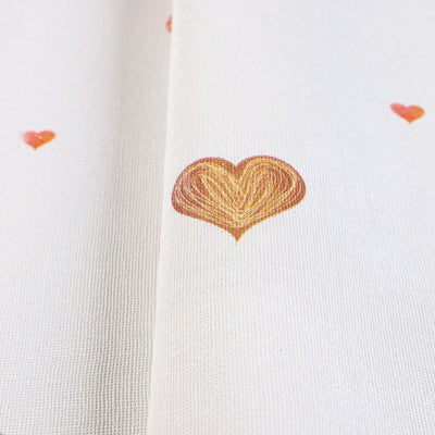 Girls Room Hearts Wallpaper, Textured Wallpaper, Girls Bedroom Wall Paper, Nursery Wallcovering, 114 sq ft, Light Yellow, Washable, Durable - Adawall -Houston Wallpaper Store - Walcoverings, Curtains & Wall Panels