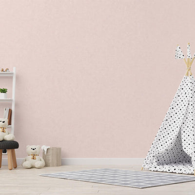 Girls Room Pink Textured Wallpaper, Girls Bedroom Wallpaper, Nursery Wallpaper, 114 sq ft Roll, Kids Bathroom Wallpaper, Washable, Sturdy - Adawall -Houston Wallpaper Store - Walcoverings, Curtains & Wall Panels