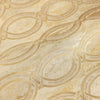 Gold Geometric Chain Pattern Wallpaper, Deep Embossed Stylish Sparkling Luxury Design - Walloro High End Wallcoverings & More