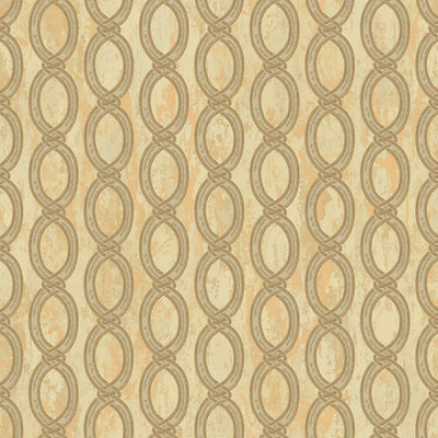 Gold Geometric Chain Pattern Wallpaper, Deep Embossed Stylish Sparkling Luxury Design - Adawall -Houston Wallpaper Store - Walcoverings, Curtains & Wall Panels