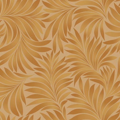 Gold Luxury Leaves Solid Color Shades Wallpaper, Deep Embossed Flocked Velvet Feeling Design - Adawall -Houston Wallpaper Store - Walcoverings, Curtains & Wall Panels