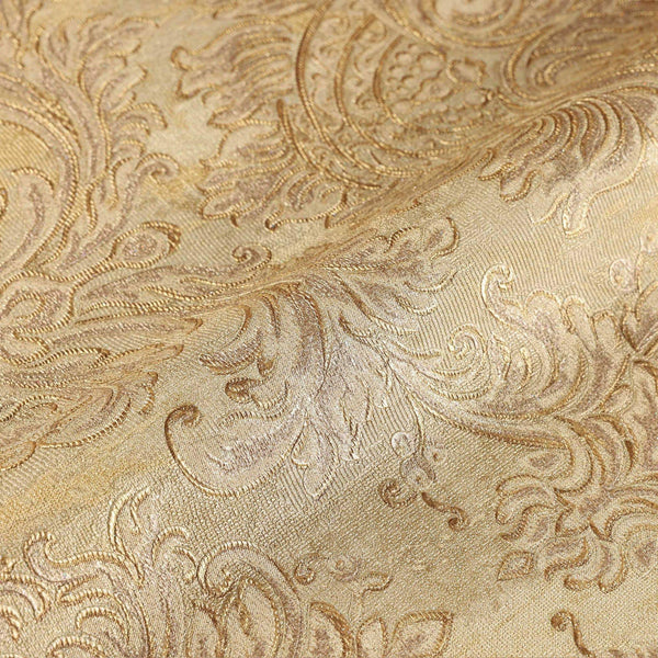 Gold Rich Baroque Damask Wallpaper Deep Embossed Shimmering Vintage Design - Adawall -Houston Wallpaper Store - Walcoverings, Curtains & Wall Panels