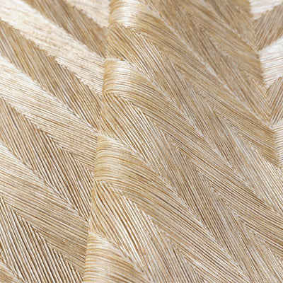 Gold Shiny Chevron Wallpaper, Deep Embossed Luxury Shimmering Geometric Pattern Wall Paper, Large Non-Pasted 114 sq ft Roll - Adawall -Houston Wallpaper Store - Walcoverings, Curtains & Wall Panels