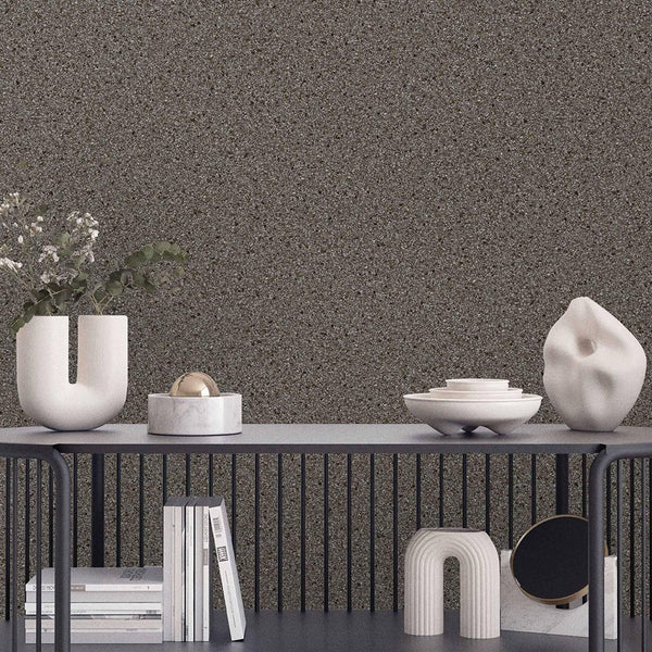 Granite Design 3D Embossed Wallpaper, Dark Neutral Color Realistic Sandstone Texture Wallcovering, Home and Commercial Use - Adawall -Houston Wallpaper Store - Walcoverings, Curtains & Wall Panels