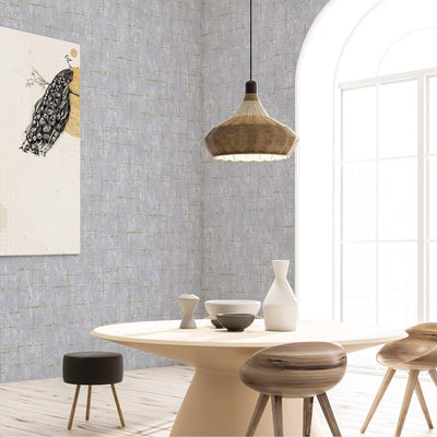 Gray Abstract Metallic Lines Wallpaper, 3D Deep Embosed Silver Gold Rustic Geometric Interior Decor - Adawall -Houston Wallpaper Store - Walcoverings, Curtains & Wall Panels