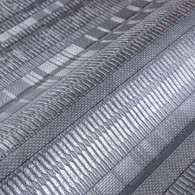 Gray Conetmporary Stripe Pattern Embossed Wallpaper, Professional Luxury Striped Wall Paper - Adawall -Houston Wallpaper Store - Walcoverings, Curtains & Wall Panels