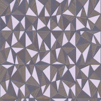 Gray Geometric Triangle Wallpaper, 3D Embossed Shiny Wallcovering, Abstract Pattern, Home Commercial Use - Adawall -Houston Wallpaper Store - Walcoverings, Curtains & Wall Panels