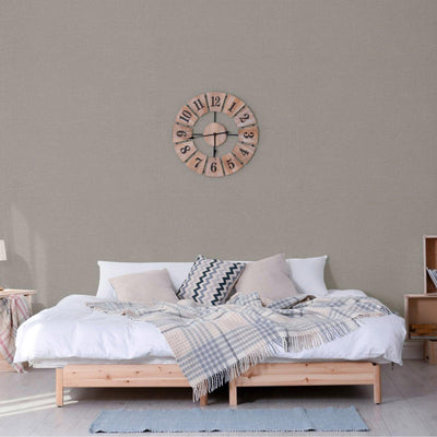 Gray Linen Textured Wallpaper, Cream Modern Neutral Colors Non-Pasted Wallcovering - Adawall -Houston Wallpaper Store - Walcoverings, Curtains & Wall Panels