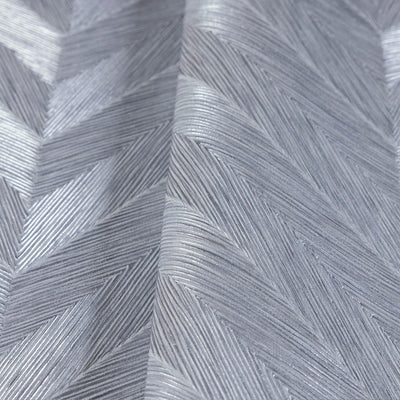Gray Shiny Chevron Wallpaper, Deep Embossed Luxury Shimmering Geometric Pattern Wall Paper, Large Non-Pasted 114 sq ft Roll - Adawall -Houston Wallpaper Store - Walcoverings, Curtains & Wall Panels