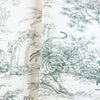 Green Tropical Toile Textured Wallpaper, Stylish Plants Animals Jungle Forest Theme Wallcovering - Walloro High End Wallcoverings & More